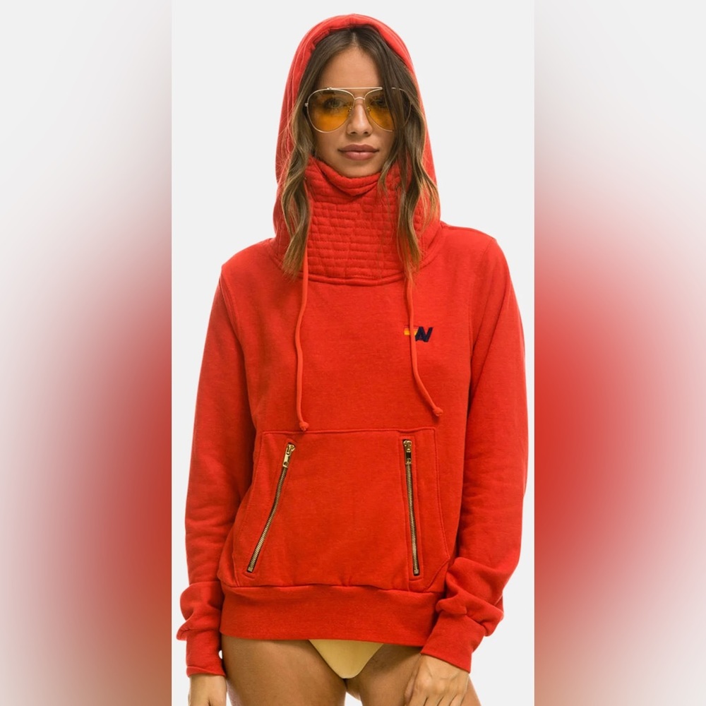 Aviator Nation Red Ninja Hoodie